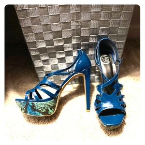 Jessica Simpson platform stiletto heels
